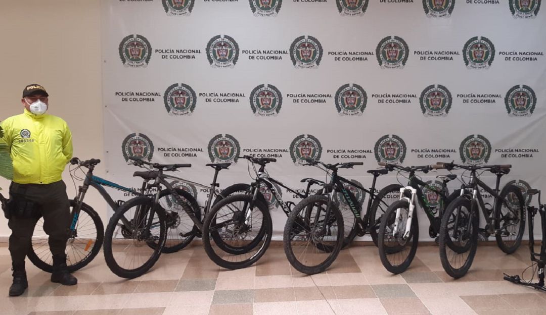 Las bicicletas recuperadas estan avaluadas en 31 millones de pesos Las bicicletas recuperadas estan avaluadas en 31 millones de pesos