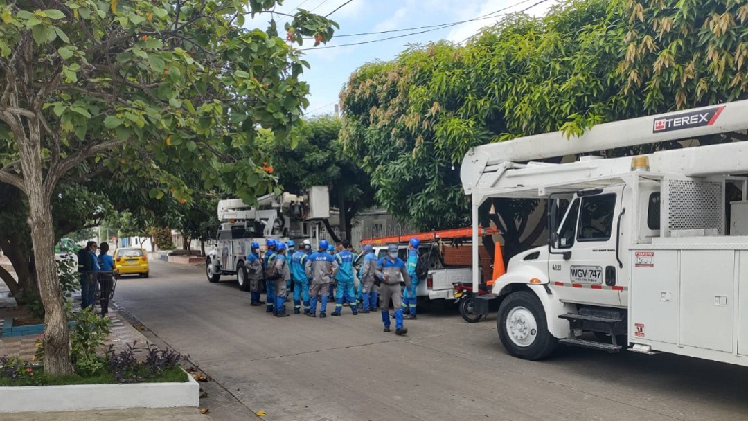 Agreden a operarios de Air-e en Barranquilla