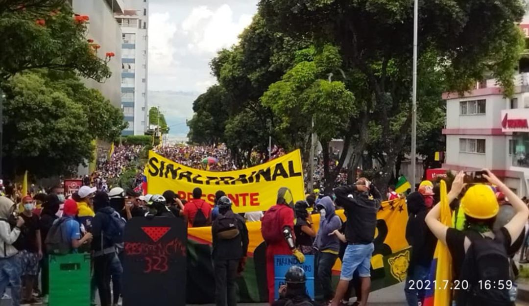 Nueva marcha por los 3 meses de paro nacional Nueva marcha por los 3 meses de paro nacional