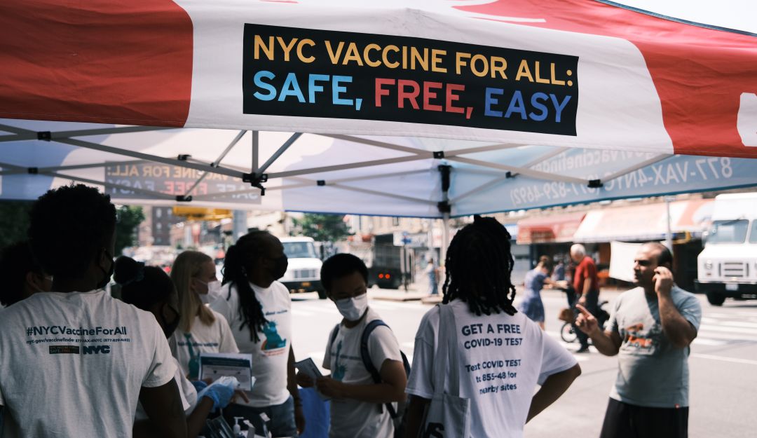 Centro de vacunación contra Covid19 en la ciudad de Nueva York. Centro de vacunación contra Covid19 en la ciudad de Nueva York.