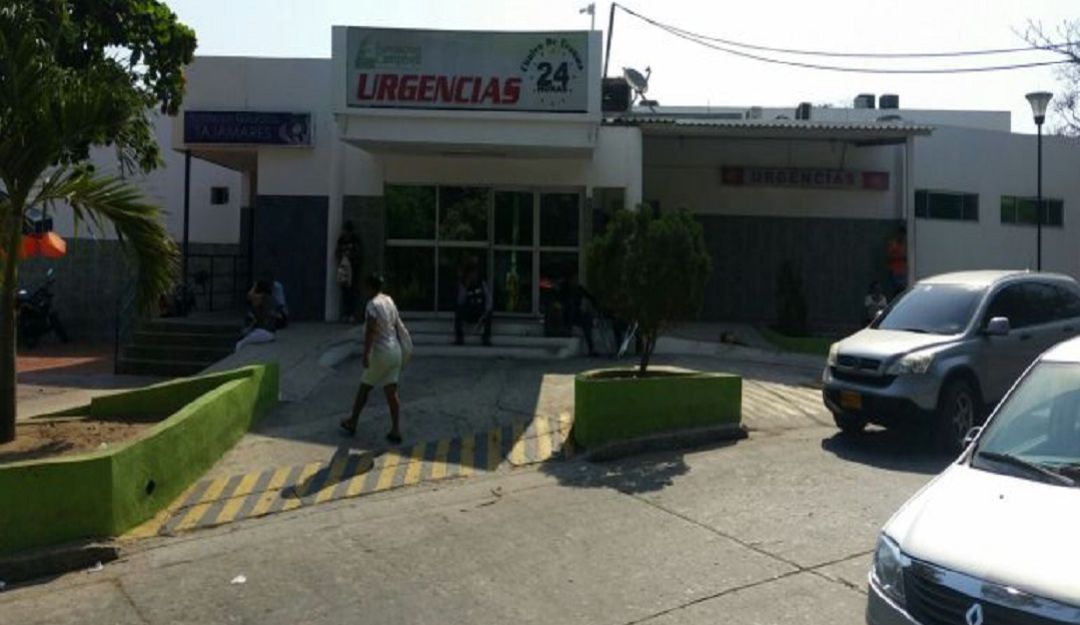 El herido es atendido en la clínica Campbell. El herido es atendido en la clínica Campbell.