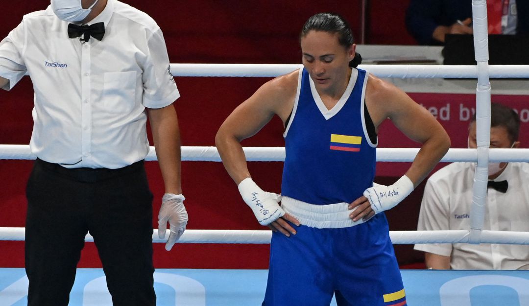 Yenni Arias tras su derrota en los Juegos Olímpicos de Tokio 2020 Yenni Arias tras su derrota en los Juegos Olímpicos de Tokio 2020