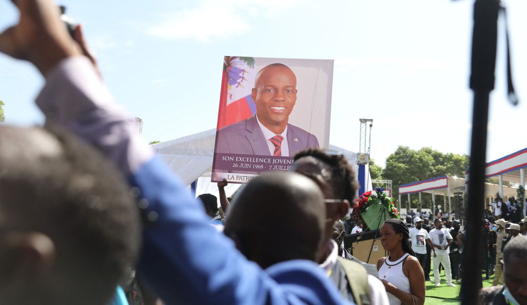 Funeral del difunto presidente de Haití, Jovenel Moise. Funeral del difunto presidente de Haití, Jovenel Moise.