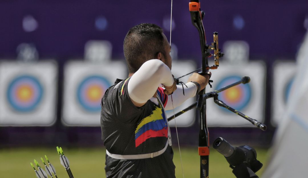 Daniel Pineda, arquero colombiano en competencia en Tokio 2020 Daniel Pineda, arquero colombiano en competencia en Tokio 2020