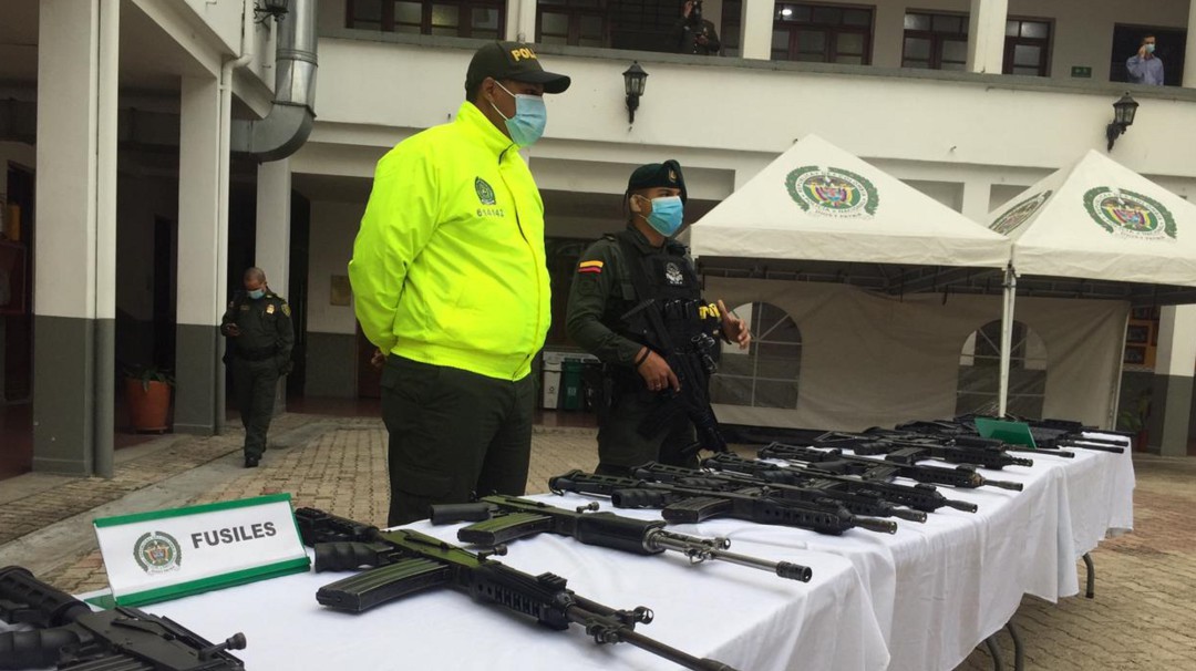 Incautaron 31 fusiles que serían destinados para proteger a "Otoniel"