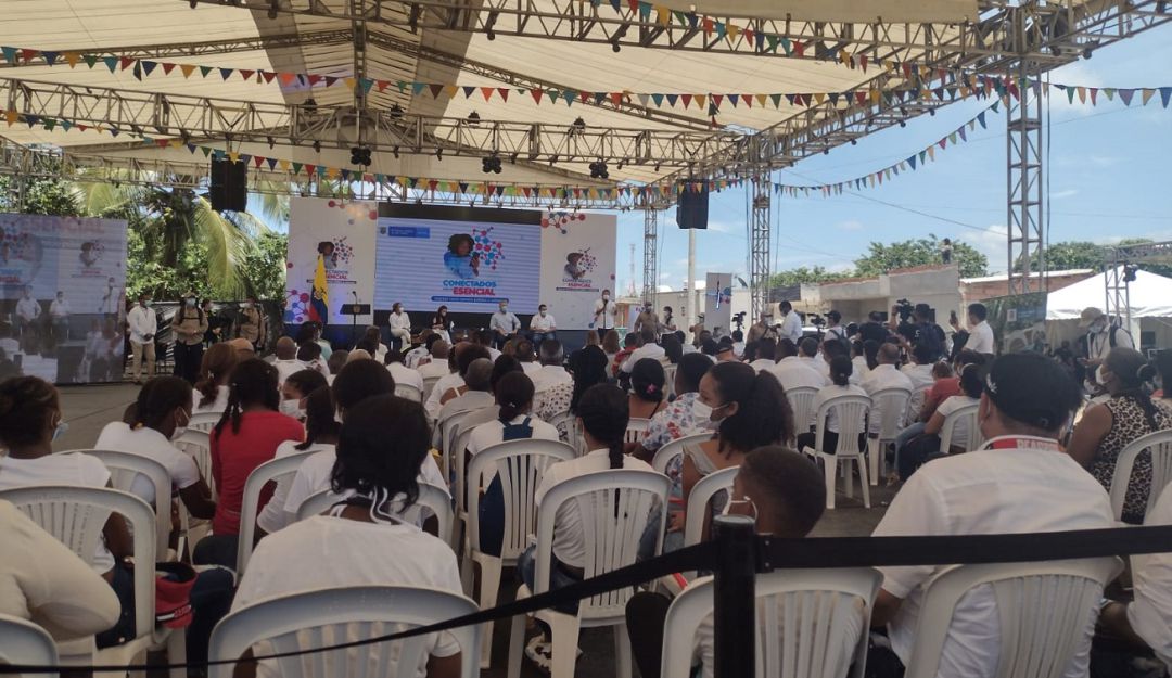El mandatario encabezó un acto en el municipio de Arroyohondo El mandatario encabezó un acto en el municipio de Arroyohondo