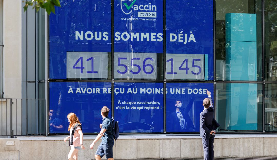 Conteo de vacunas en Francia Conteo de vacunas en Francia