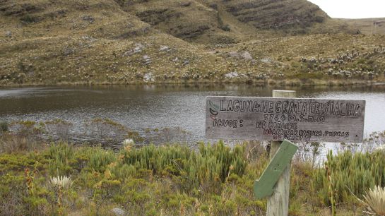 En el pasado, la laguna Negra fue un sitio sagrado para los muiscas. Allí depositaban ofrendas doradas a los dioses En el pasado, la laguna Negra fue un sitio sagrado para los muiscas. Allí depositaban ofrendas doradas a los dioses