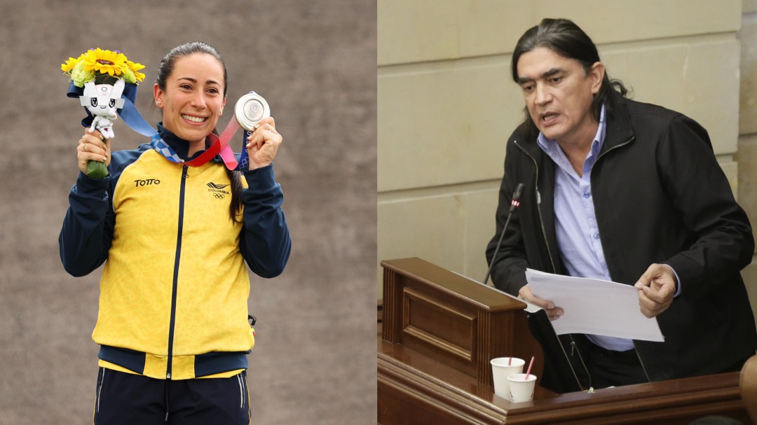 "No le metan política al deporte": Bolívar celebra medalla de Mariana Pajón