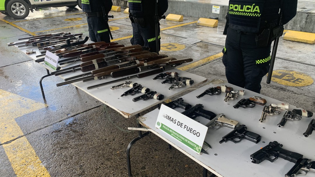 Preparan decreto para restringir porte de armas traumáticas en Bogotá
