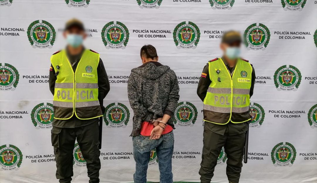 Foto: Enviada desde la Policía Metropolitana de Manizales. Foto: Enviada desde la Policía Metropolitana de Manizales.
