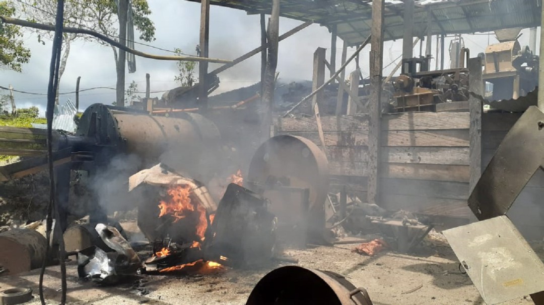 Golpe a la extracción ilegal de oro en Samaná