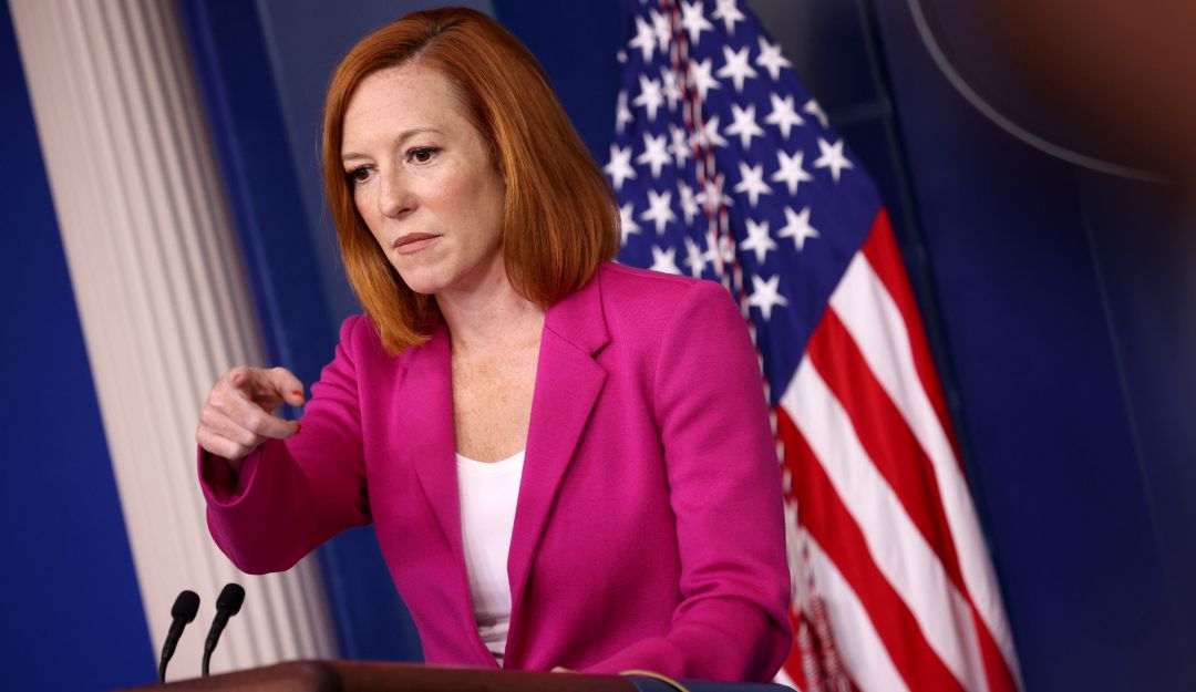 Portavoz de la Casa Blanca, Jen Psaki. Portavoz de la Casa Blanca, Jen Psaki.
