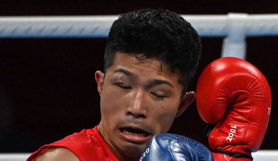 Ryomei Tanaka enfrentando Carlo Paalam en los Juegos Olímpicos de Tokio 2020 Ryomei Tanaka enfrentando Carlo Paalam en los Juegos Olímpicos de Tokio 2020
