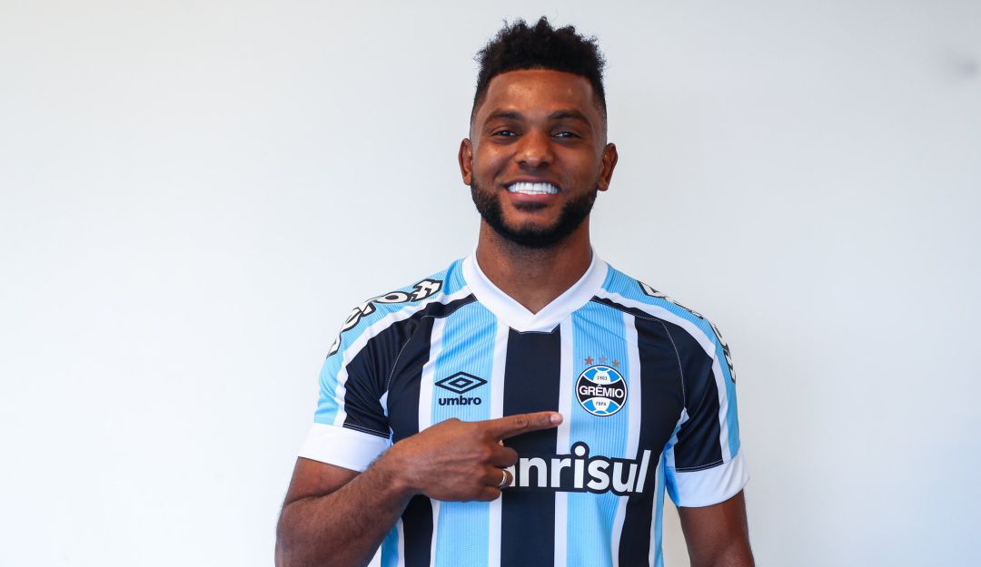 Miguel Ángel Borja usrá la camiseta número 9 del Gremio de Porto Alegre. Miguel Ángel Borja usrá la camiseta número 9 del Gremio de Porto Alegre.