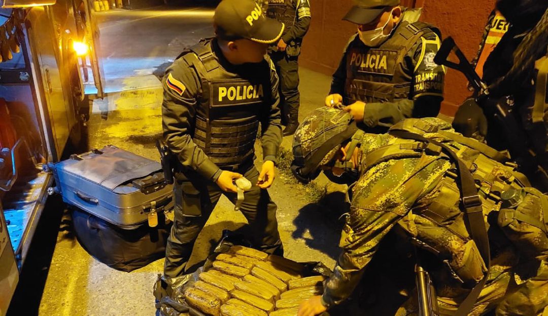 La droga quedó a disposición de la Fiscalía. La droga quedó a disposición de la Fiscalía.