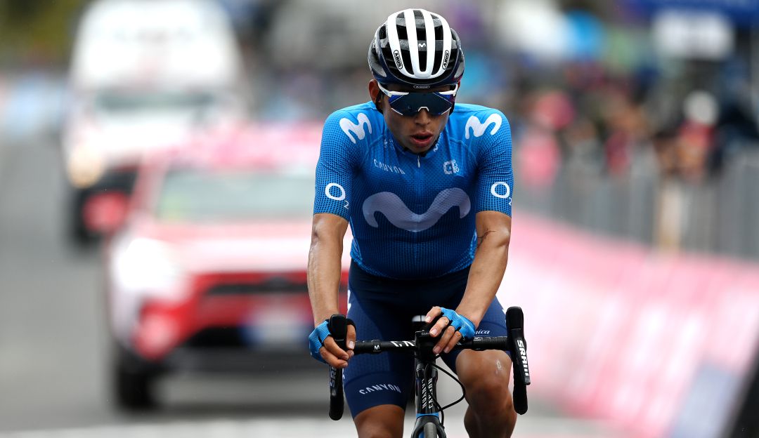 Einer Rubio, ciclista colombiano del Movistar Team. Einer Rubio, ciclista colombiano del Movistar Team.