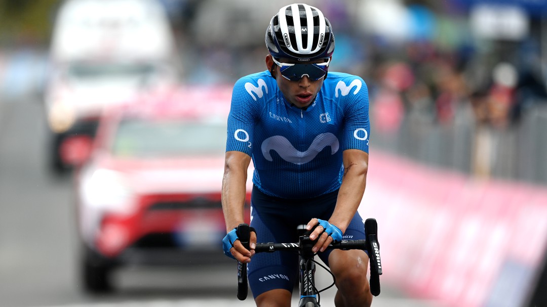 Einer Rubio, segundo en la última etapa y mejor colombiano en Burgos