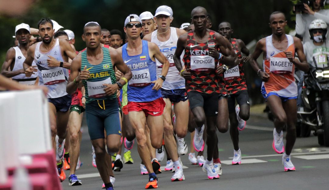 Prueba de maratón masculina con participación colombiana en los Juegos Olímpicos Prueba de maratón masculina con participación colombiana en los Juegos Olímpicos