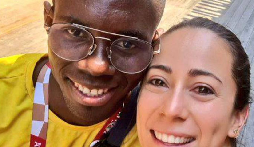 Yuberjen Martínez y Mariana Pajón Yuberjen Martínez y Mariana Pajón