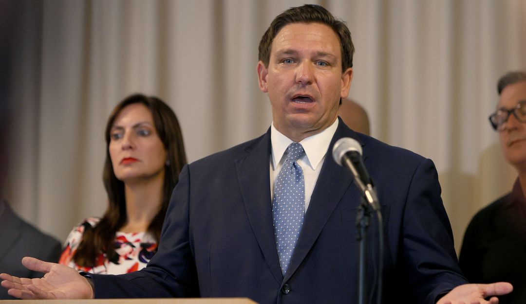 Gobernador de Florida, Ron DeSantis. Gobernador de Florida, Ron DeSantis.