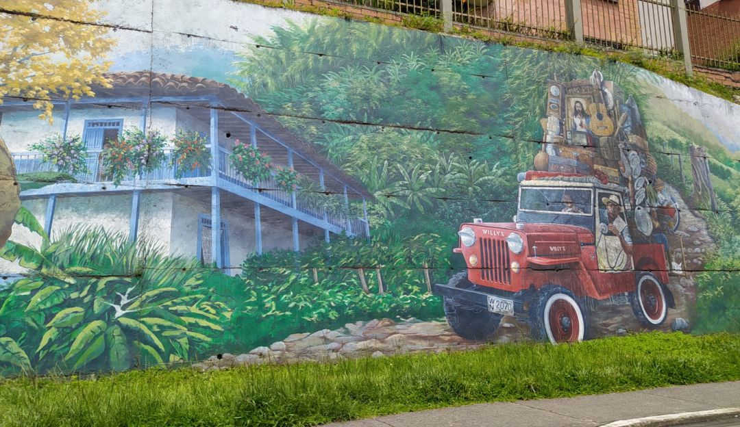 Mural de Yipao en Armenia Mural de Yipao en Armenia