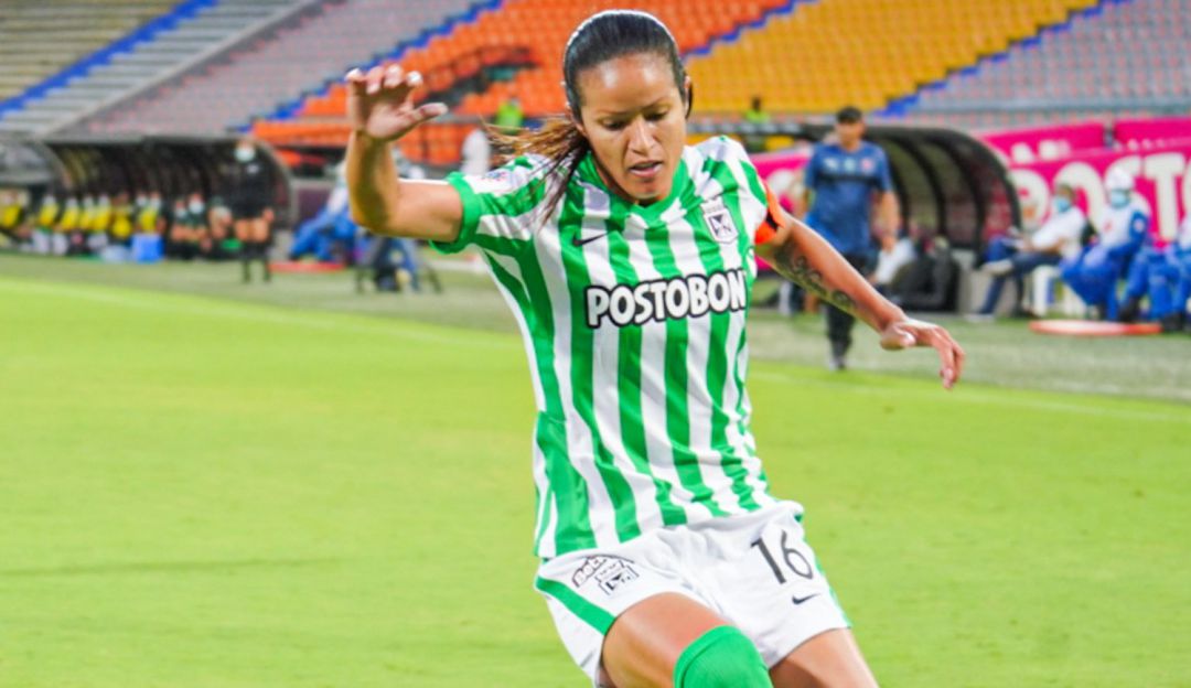 Lady Andrade, capitana de Atlético Nacional y protagonista de la agresión. Lady Andrade, capitana de Atlético Nacional y protagonista de la agresión.