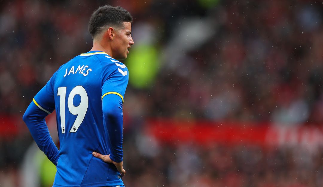 James Rodríguez en un amistoso de pretemporada ante el Manchester United. James Rodríguez en un amistoso de pretemporada ante el Manchester United.