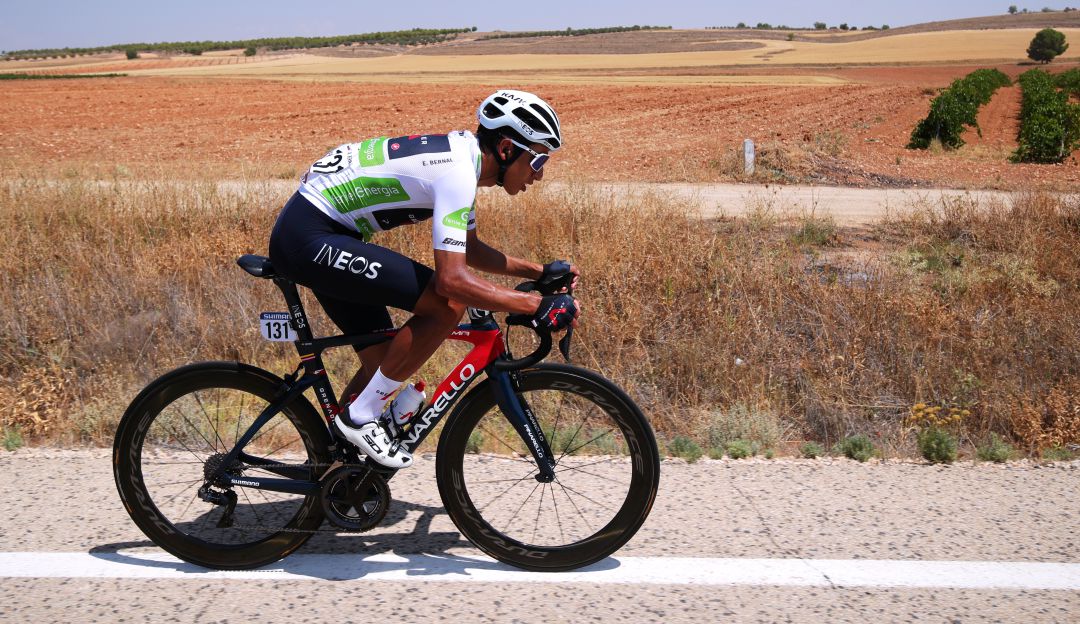 Egan Bernal en La Vuelta a España 2021 Egan Bernal en La Vuelta a España 2021
