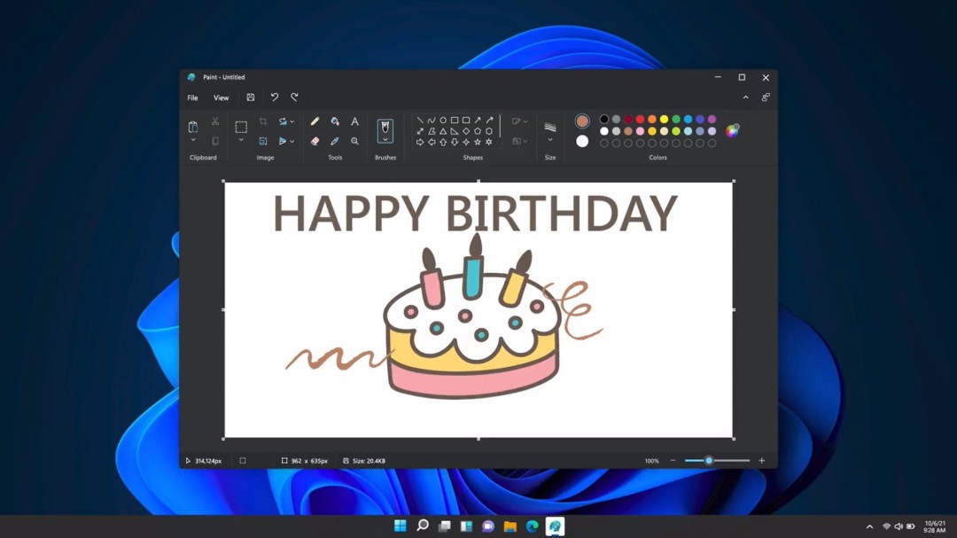 Microsoft dio a conocer el nuevo Paint para Windows 11, con modo oscuro