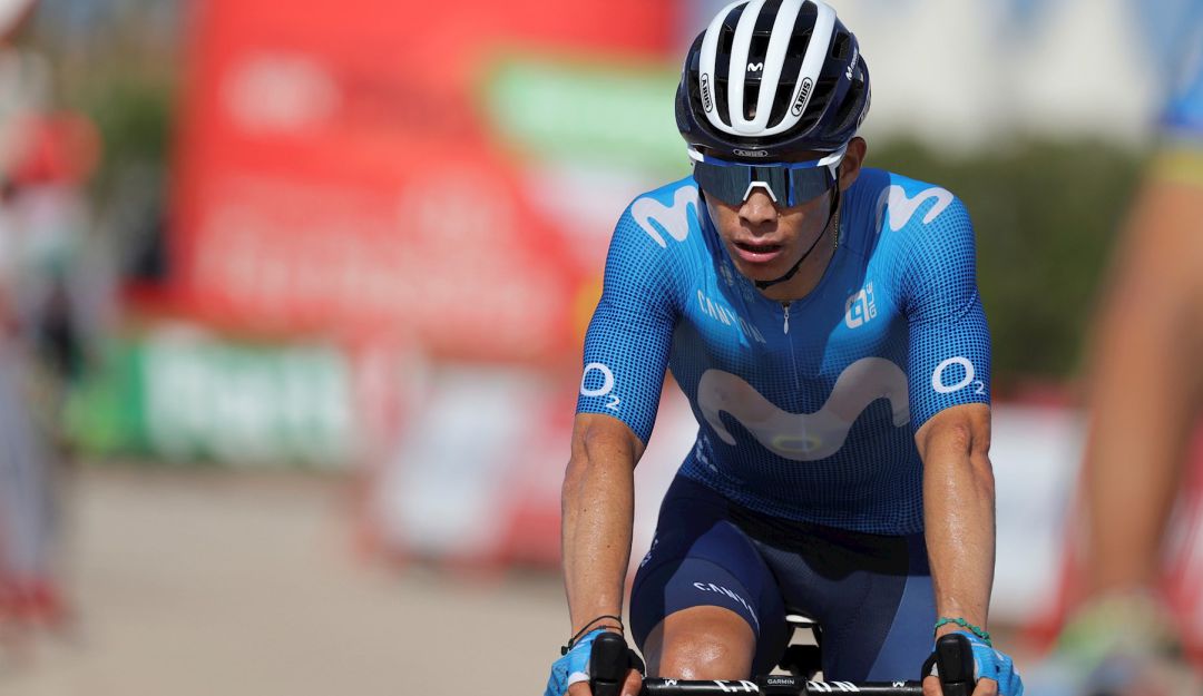 Miguel Ángel López, tercero en la clasificación general de la Vuelta a España. Miguel Ángel López, tercero en la clasificación general de la Vuelta a España.