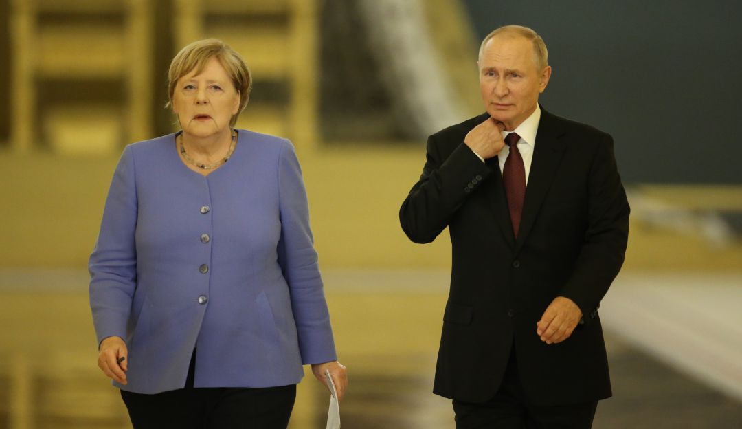 Reunión entre Putin y Merkel Reunión entre Putin y Merkel