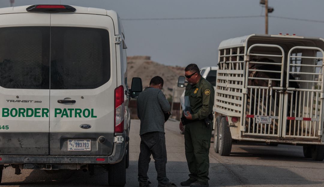 Frontera entre Estados Unidos y México. Frontera entre Estados Unidos y México.