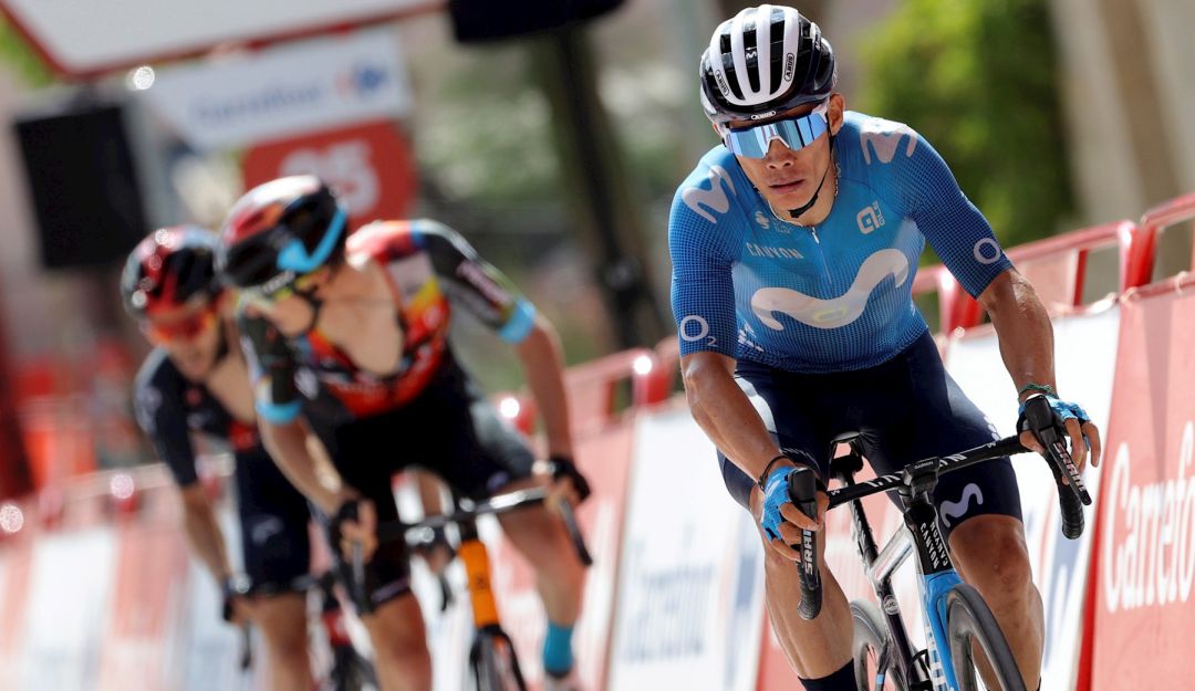 Miguel Ángel López, mejor colombiano en la clasificación general de La Vuelta a España. Miguel Ángel López, mejor colombiano en la clasificación general de La Vuelta a España.