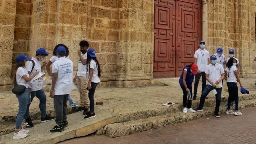 Jóvenes de Comuna 6 de Cartagena participaron del Rally por la Ciudadanía