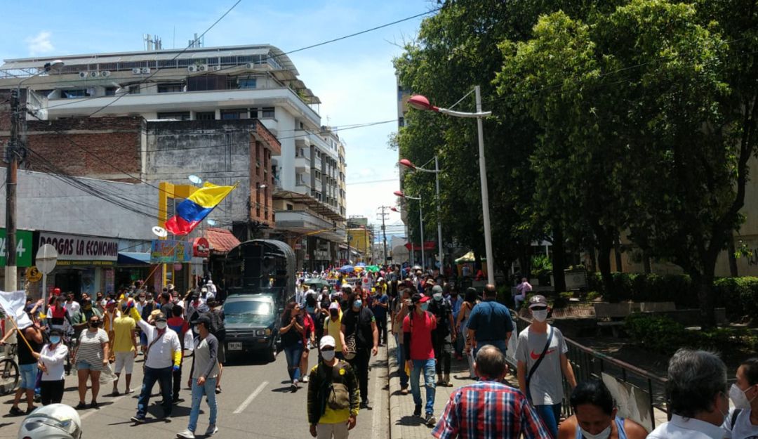 Protestas en Neiva. Protestas en Neiva.