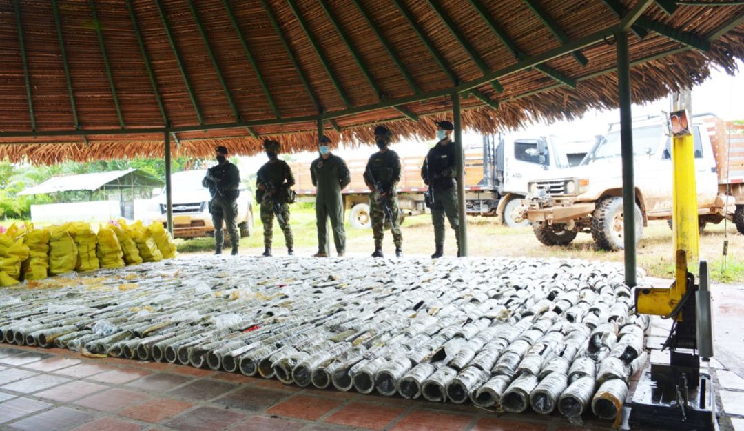 Marihuana incautada en Arauca a grupos armados ilegales. Marihuana incautada en Arauca a grupos armados ilegales.