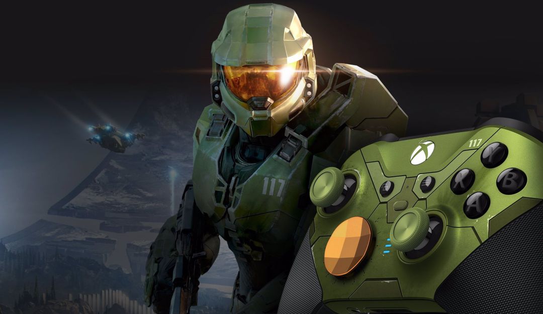 Imagen de Halo Infinite y un control para las consolas Xbox Series X y S Imagen de Halo Infinite y un control para las consolas Xbox Series X y S