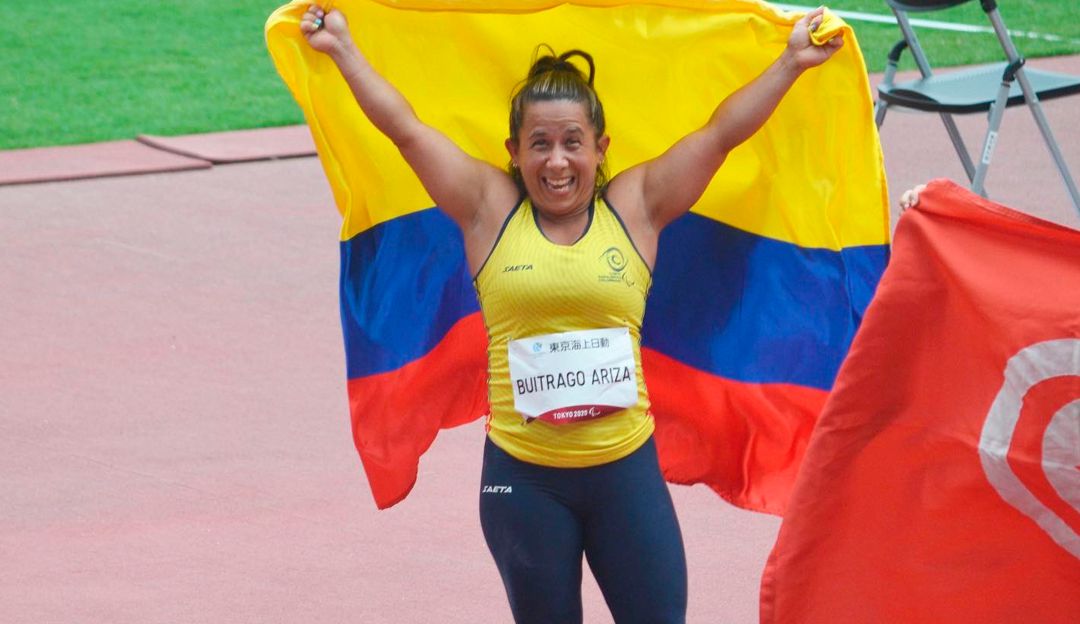 Mayerli Buitrago medalla de plata en Lanzamiento de Peso en los Juegos Paralímpicos de Tokio Mayerli Buitrago medalla de plata en Lanzamiento de Peso en los Juegos Paralímpicos de Tokio
