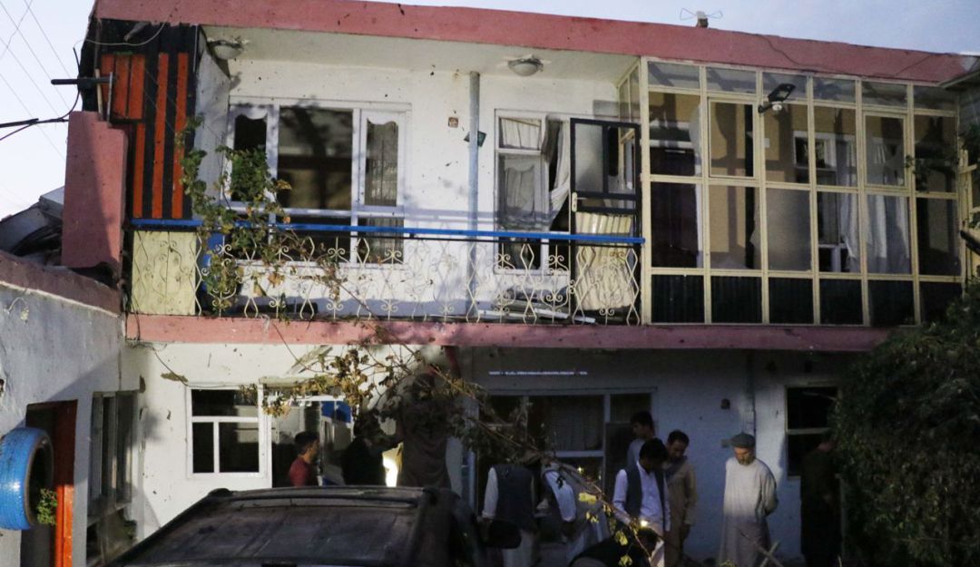 Lugar donde impactó la explosión Lugar donde impactó la explosión
