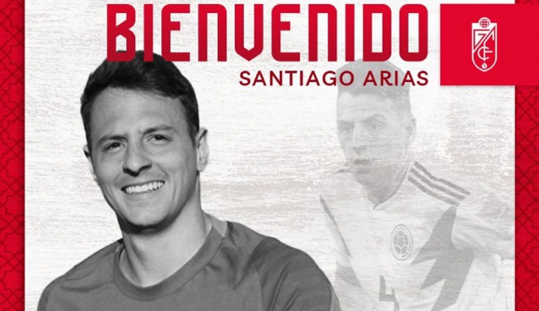 Santiago Arias, nuevo jugador del Granada de España Santiago Arias, nuevo jugador del Granada de España