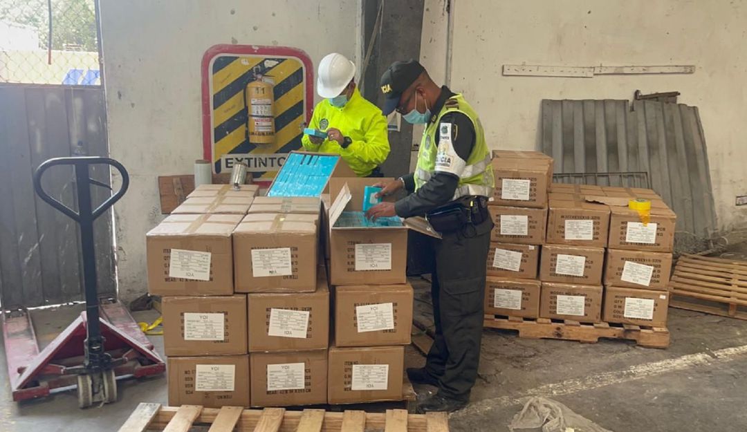 La mercancía incautada está avaluada en más de 160 millones de pesos La mercancía incautada está avaluada en más de 160 millones de pesos