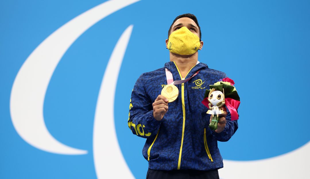 Carlos Daniel Serrano y su medalla de oro en los Paralímpicos de Tokio Carlos Daniel Serrano y su medalla de oro en los Paralímpicos de Tokio