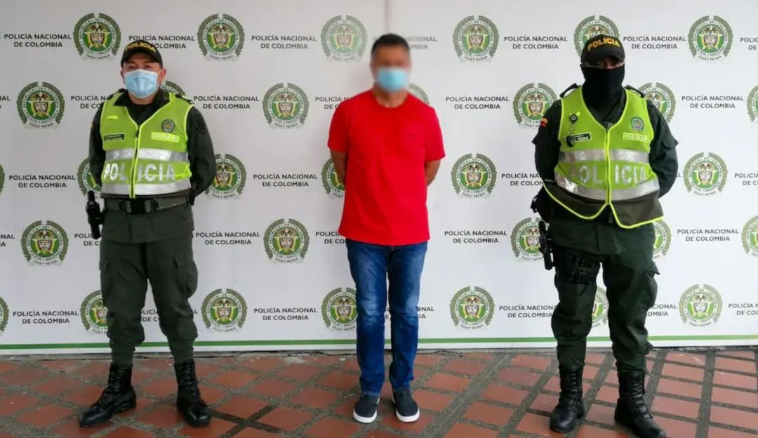 Policía captura a Néstor Tarazona Enciso Policía captura a Néstor Tarazona Enciso