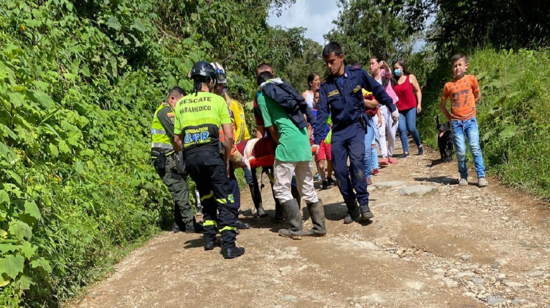 Se accidentó jeep con estudiantes en Villamaría, Caldas