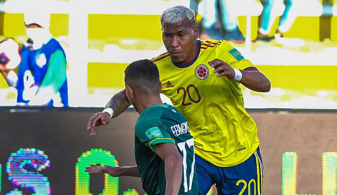 Roger Martínez, autor del gol en el empate 1-1 con Bolivia Roger Martínez, autor del gol en el empate 1-1 con Bolivia