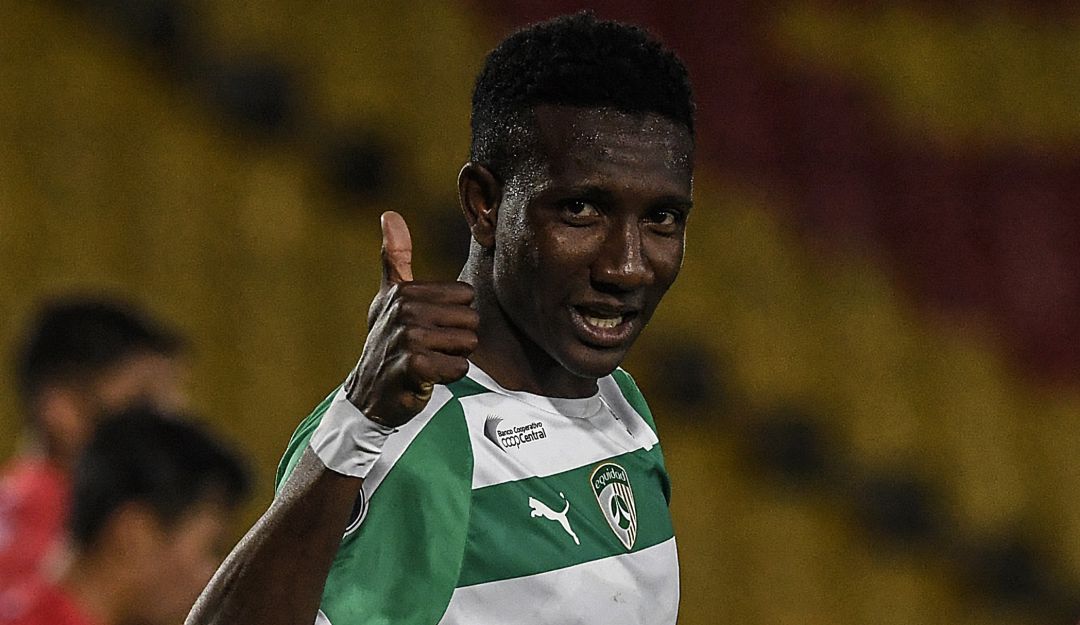 Hansel Zapata, futbolista colombiano, durante su paso por La Equidad. Hansel Zapata, futbolista colombiano, durante su paso por La Equidad.