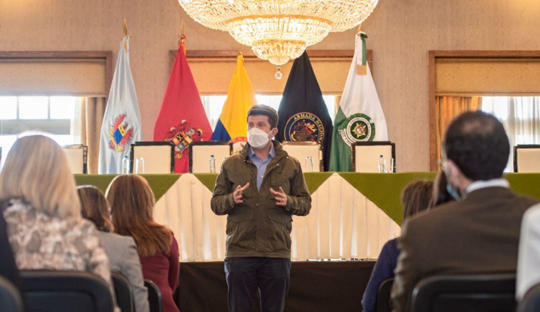 Ministro de Defensa, Diego Molano. Ministro de Defensa, Diego Molano.