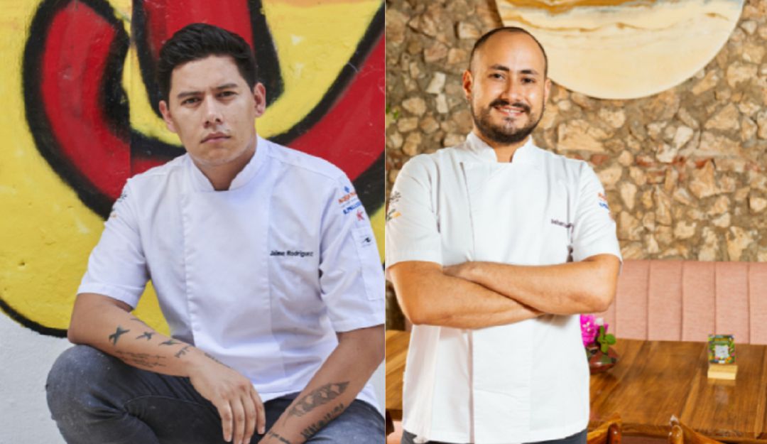 Jaime David Rodriguez y Sebastían Pinzón, Chefs creadores de Caribe Lab. Jaime David Rodriguez y Sebastían Pinzón, Chefs creadores de Caribe Lab.