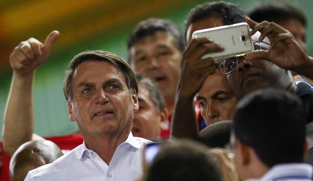 Bolsonaro y sus seguidores Bolsonaro y sus seguidores